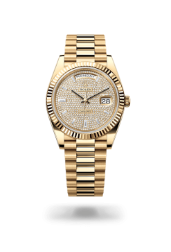 40mm 勞力士 ROLEX DAY-DATE 228238-0054 密鑲鑽石