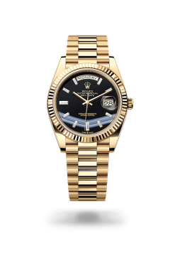 40mm 勞力士 ROLEX DAY-DATE 228238-0059 鑲鑽縞瑪瑙