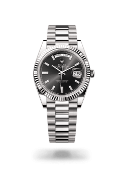 40mm 勞力士 ROLEX DAY-DATE 228239-0005 鑲鑽黑色